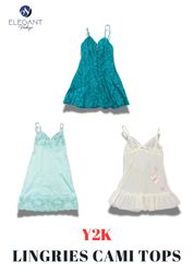 Y2K Lingerie Cami Tops - EV2250
