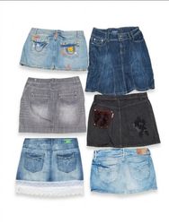 Baddie Y2K Denim Micro Skirt Bundle | Summer Festi..