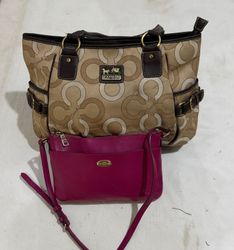 TH# 218 Vintage Y2K Coach Leather Handbag | Classi..