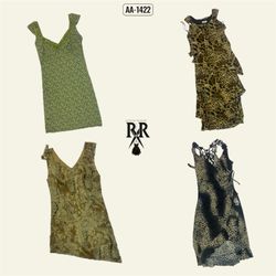 Y2K Animal Print Mix Dresses (AA-1422)