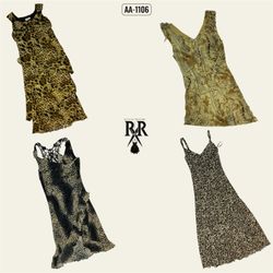 Y2K Animal Print Mix Kleider (AA-1106)