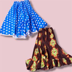 Modest fashion long skirts mix