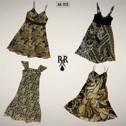 Y2k Earthy Tone Dresses (AA-1113)