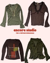 Y2K Forest Hues Mesh Tops (ES#18)