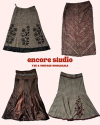 Y2K Grunge Girl Midi Skirts (ES#19)