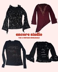 Y2K Gothic Baddie Mesh Tops (ES#20)
