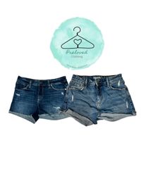 Denim micro shorts 10 pcs (240626-31)
