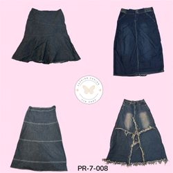 Classic Denim Long Skirt – Timeless Casual Style (..