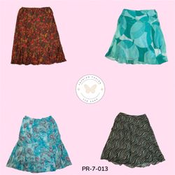 Printed Poly Skirt – Lightweight Everyday Chic Sty..