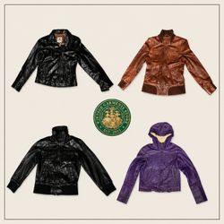 Vintage Euro Leather Jackets for Women - Exclusive..