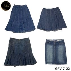 Women’s Denim Long Skirt – Premium Y2K Vintage Sty..