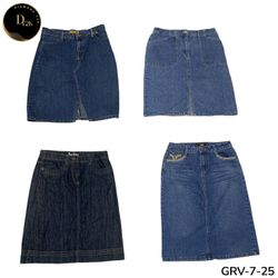 Women’s Denim Long Skirt – Premium Y2K Vintage Sty..