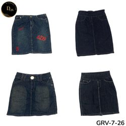 Women’s Denim Long Skirt – Premium Y2K Vintage Sty..