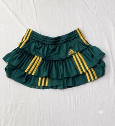 Upcycled Adidas Ruffle Mini Skirt  (DV -07)