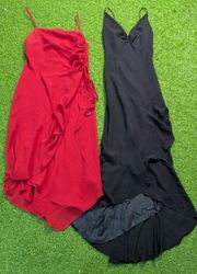 6586 - Y2K Stil Maxi, Midi und Mini Kleid
