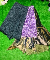 Y2k printed maxi skirts