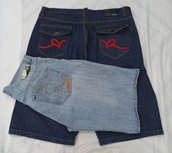 CR9744 Vintage Mix Branded Baggy Shorts