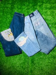 Y2k Embellished and Embroided flare jeans