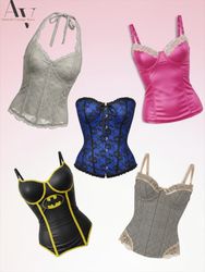 Trendy Corset & Bustier Tops Bundle