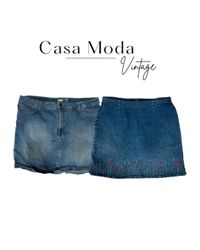 020726-1 Denim mini skirts 10 pcs