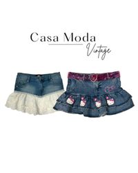 020726-4 Denim mini skirts 10 pcs