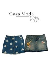 020726-20 Denim mini skirts 10 pcs