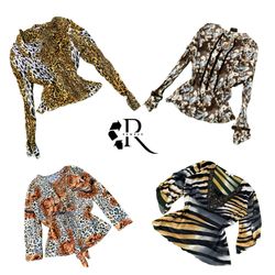 Y2K Natures Vibes Girl Printed Full Sleeves Tops R..