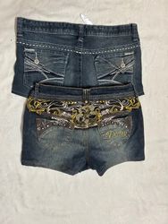 Y2k micro mini shorts