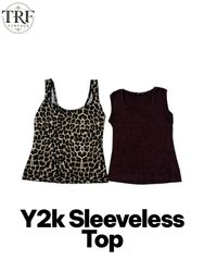 Y2k Sleeveless Top.       #0038