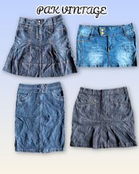 Y2K Denim Mini Skirts 13 pieces