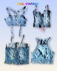 Denim Tops 8 pieces