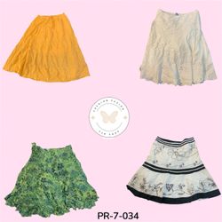 Women's Mixed Cotton Skirts – Stylish Everyday Col..