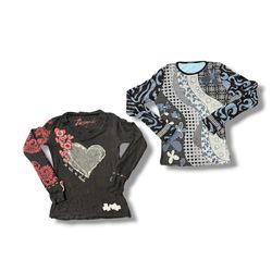Women y2k  long sleeve top
