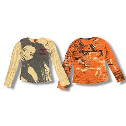 Y2k vintage crop top