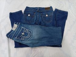 CR9809 Vintage True Religion Flare & Straight Jean..