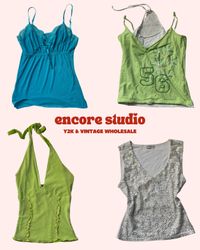 Y2K Midnight Sun Summer Cami Tops (ES#21)
