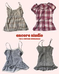 Y2K Cottage Core Cami Tops (ES#24)