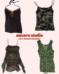 Y2K Earthy Toned Cami Tops (ES#25)