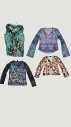 Y2k Summer Floral blouse