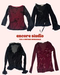 Y2K Girls’ Night Out Mesh Tops (ES#35)