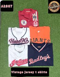 Vintage jersey t shirts ak367