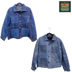 SS26 Upcycled Denim Chore Jackets