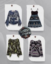 Y2K Grunge Poly Blouse