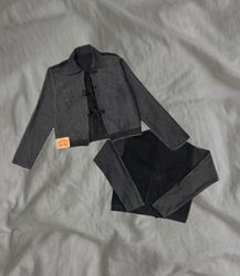 Upcycled Levi’s Front Tie Denim Jackets