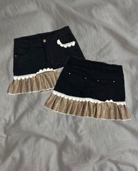 Upcycled Classic Denim Skirt