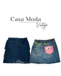 030726-2 Denim mini skirts 10 pcs