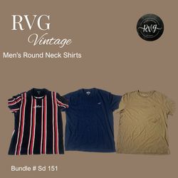 Men’s round neck shirts
