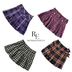 Y2K Unique Corduroy Mini Skirts RE-3465