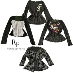 Y2K Nature Vibe Girl Full Sleeve Top RE-3466