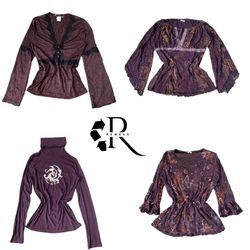 Y2k Earthy Tone Vibes Girl Full Sleeve Tops RW-219..